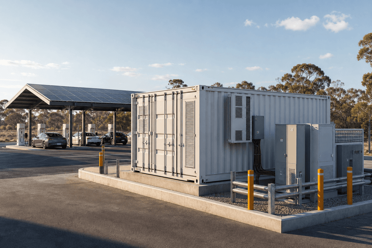 1.5MWh EV Charging Station Buffer - 750kW LFP Container BESS