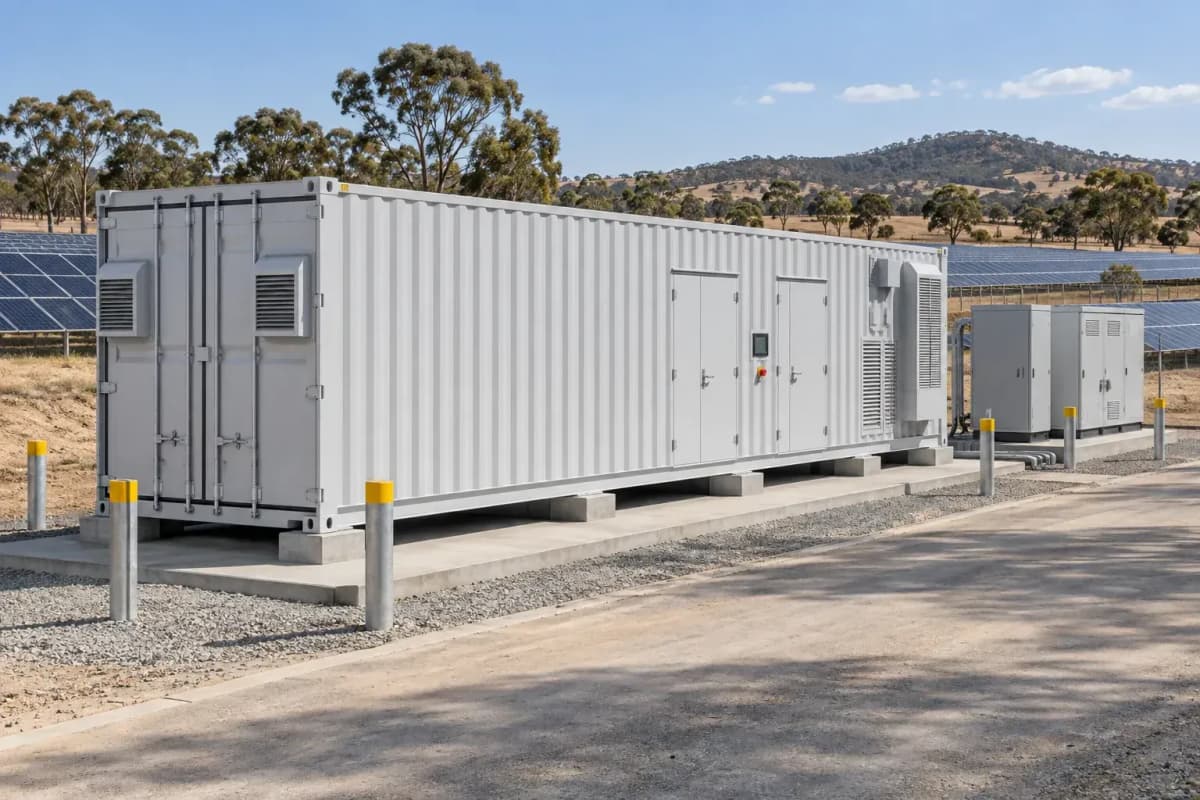1.5MWh Renewable Firming LFP BESS - 3000kW Containerized Storage