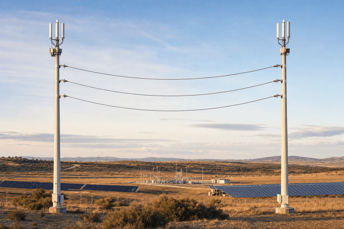 15m Telecom-Power Hybrid FRP Pole — Zero-Maintenance Dual-Use Infrastructure