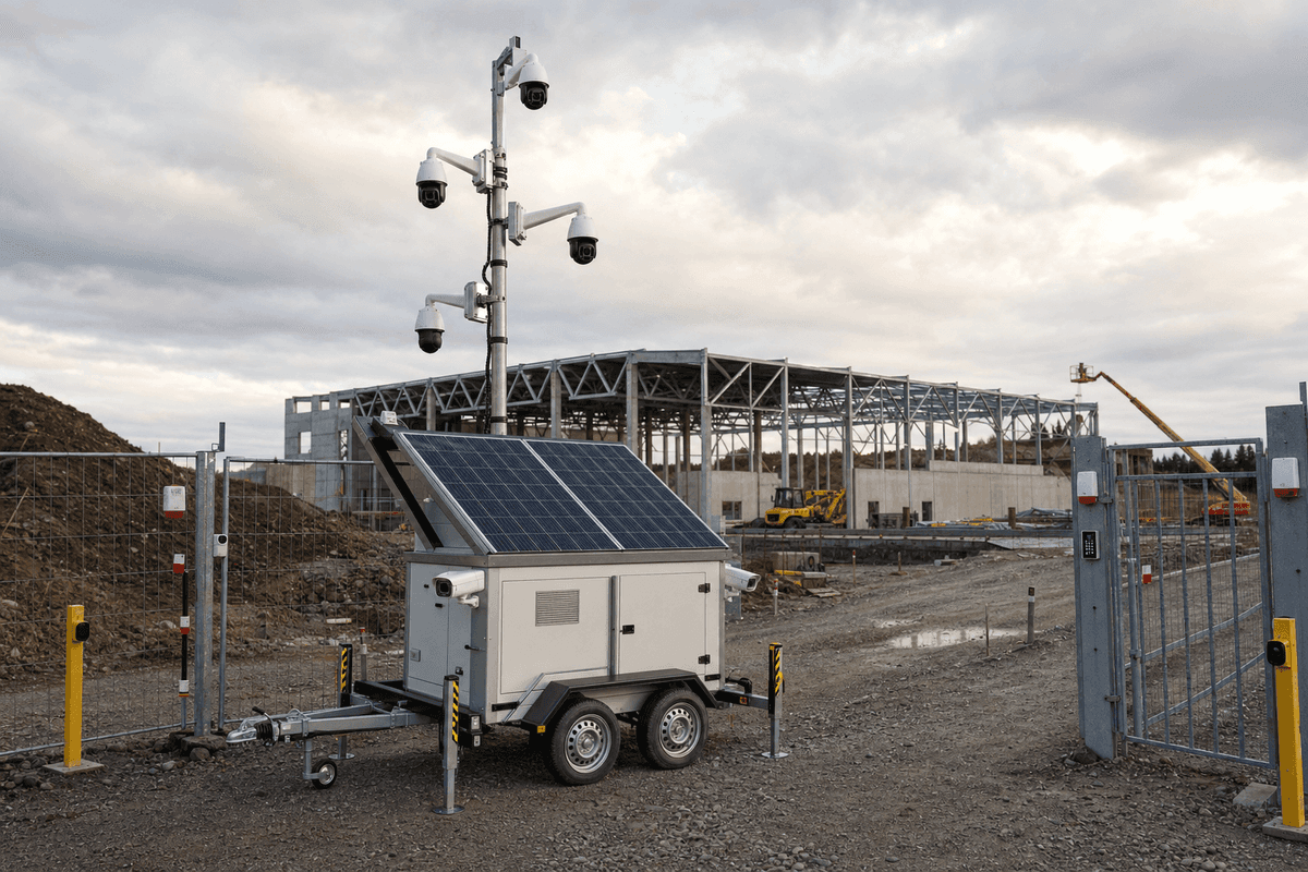 Construction Site Mobile 16-Zone - Autonomous Off-Grid Security