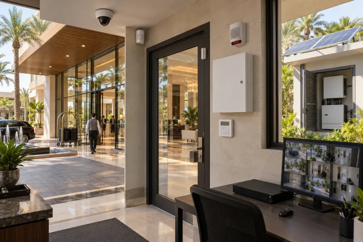 Hotel Resort 16-Zone Hybrid Advanced - 72-Hour Solar Hybrid Security