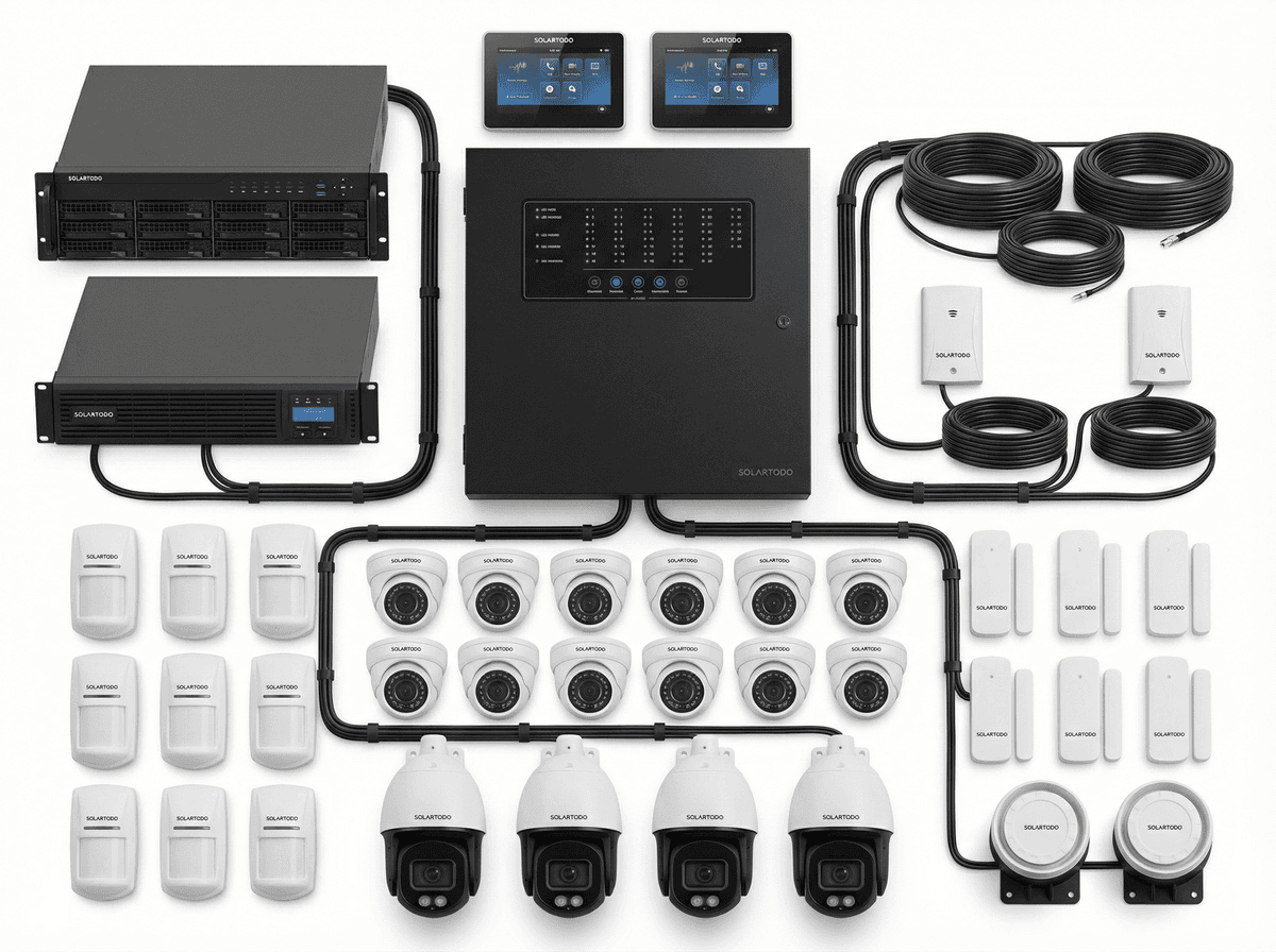 Retail Chain 24-Zone Cloud Managed Security System - AI-Powered Multi-Site Loss Prevention