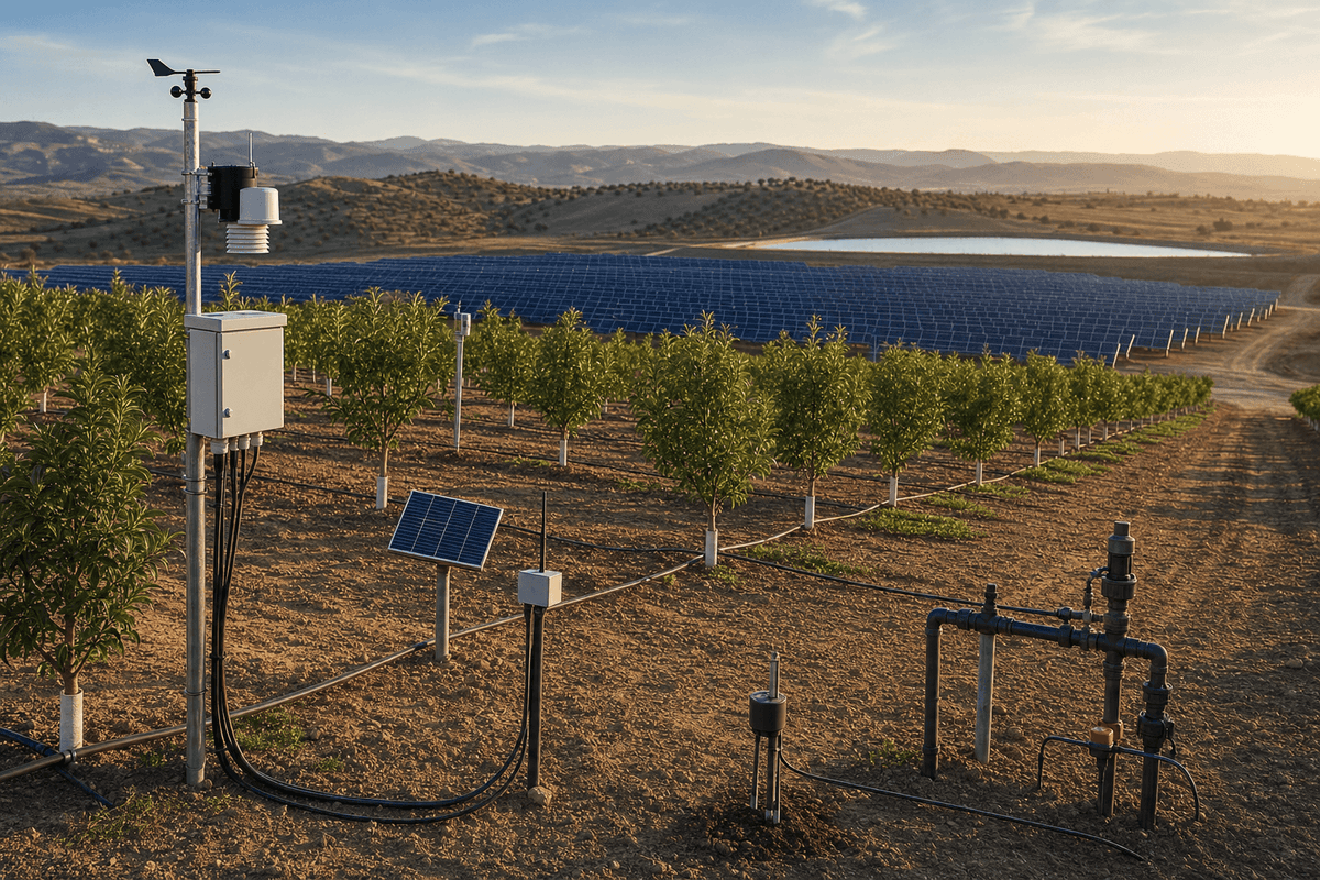 Desert Reclamation Solar+Agriculture 50ha - 500kW PV Smart Monitoring