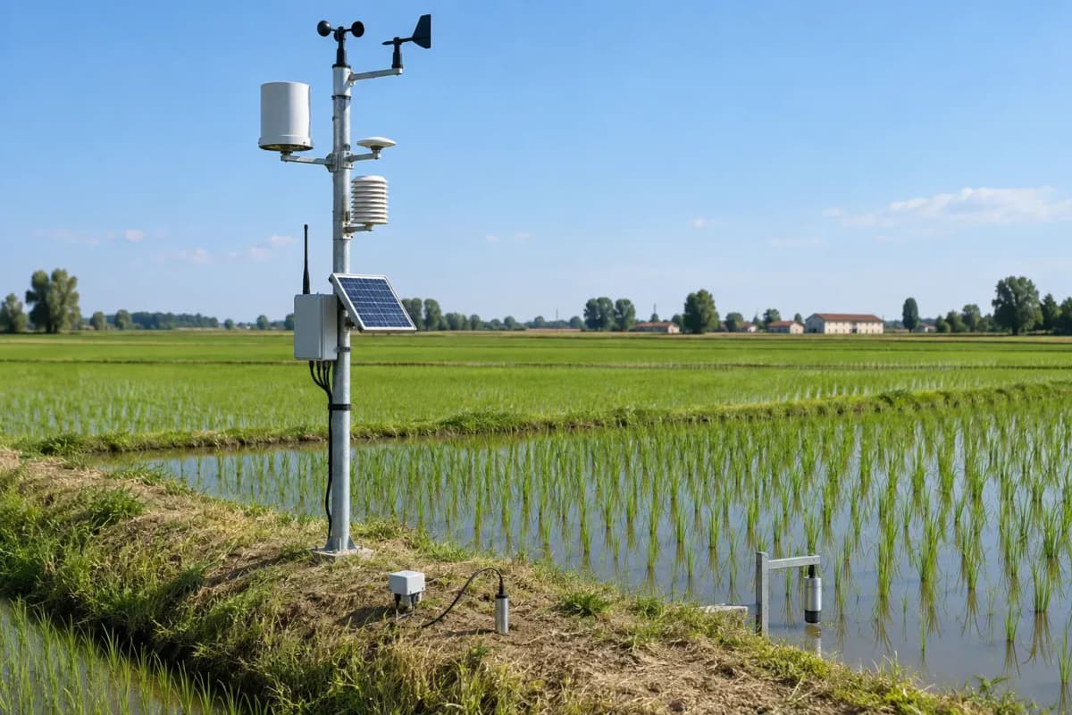 Rice Paddy Smart Irrigation 57ha - LoRaWAN Solar Monitoring