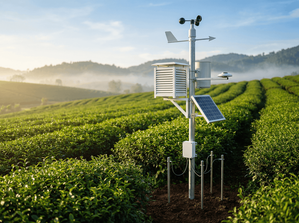 Tea Garden Precision Monitoring 30ha - LoRaWAN AI Disease Control
