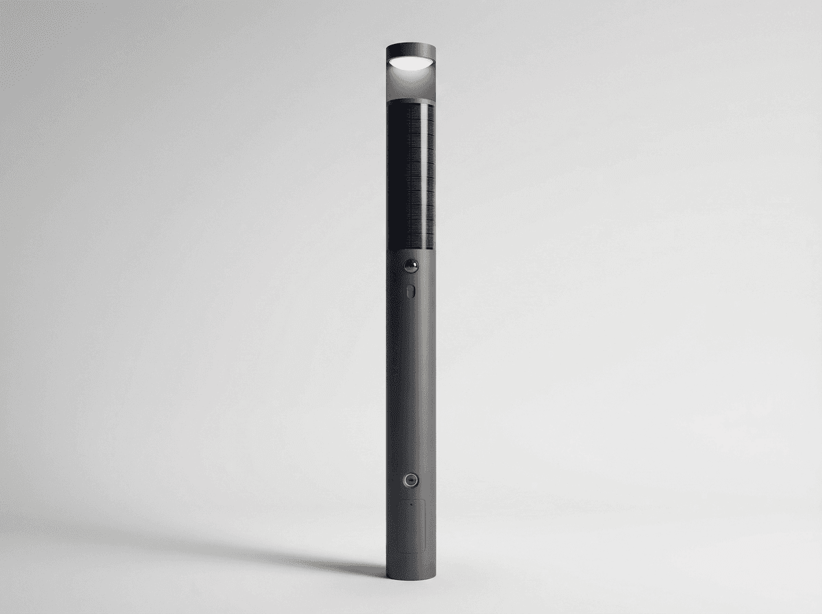 8m Campus/Park Environmental Smart Streetlight - 5-in-1 Pole