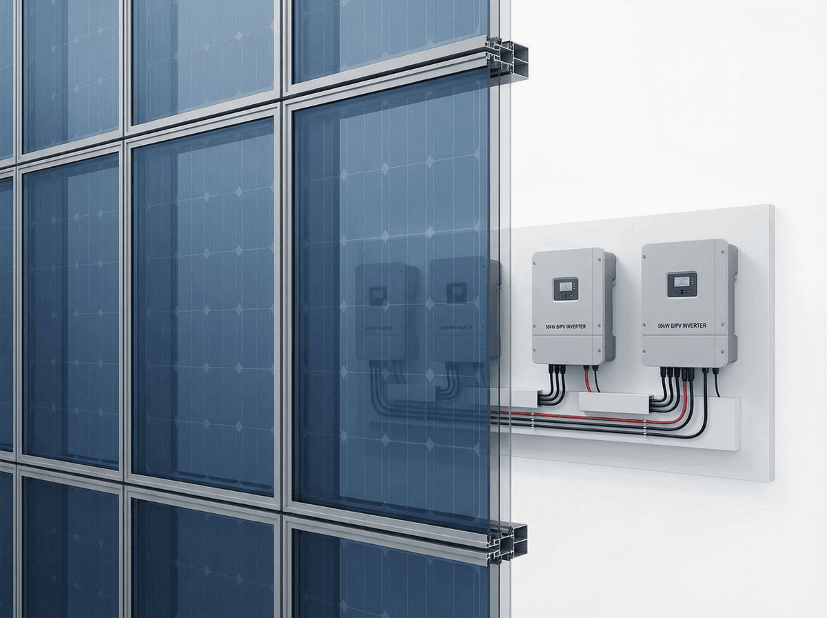 50kW BIPV Building Integrated Solar PV System — Architectural Elegance Meets Commercial-Grade Power Generation