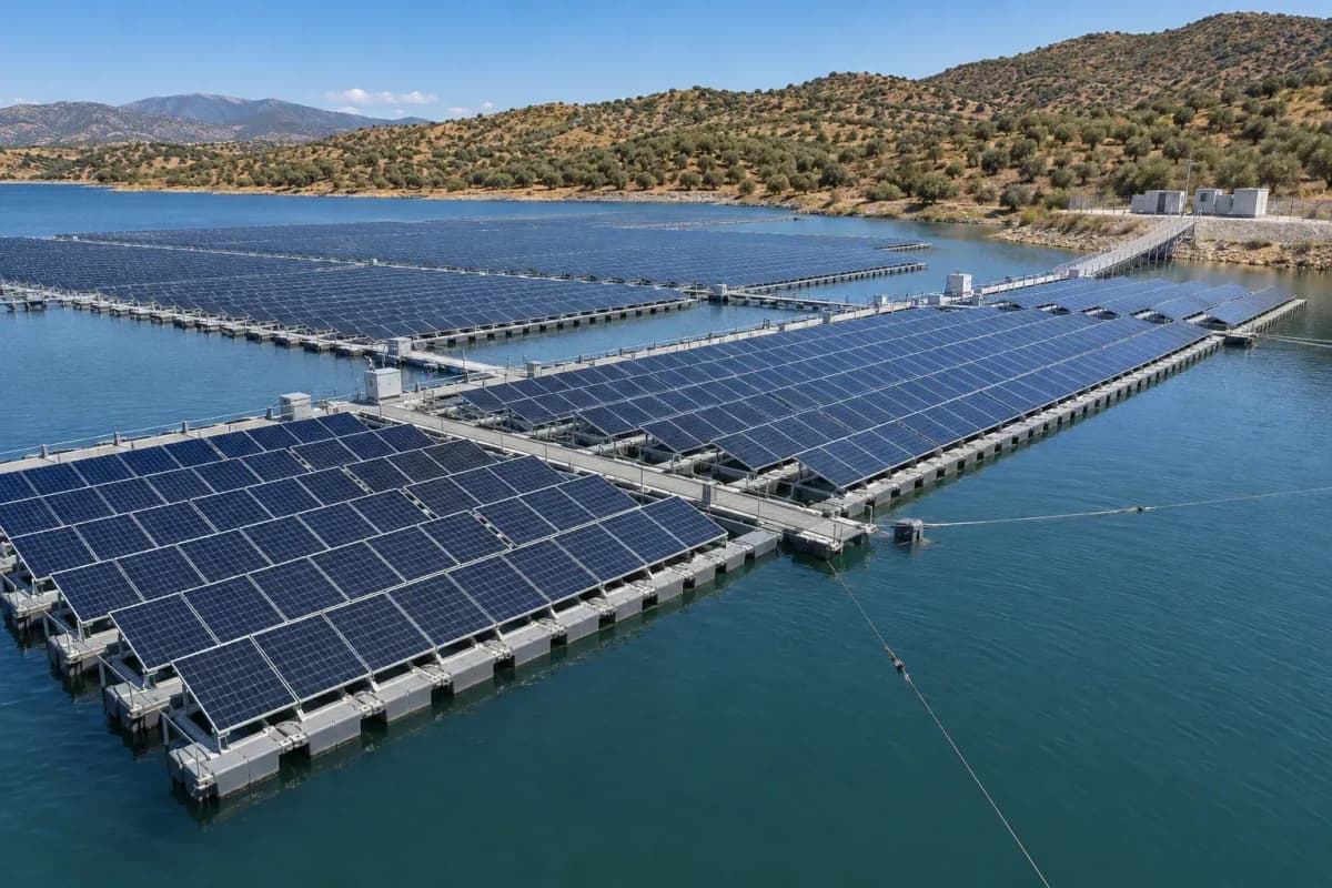 4.6MW Solar Farm Bifacial Floating - EPC-Ready FPV System
