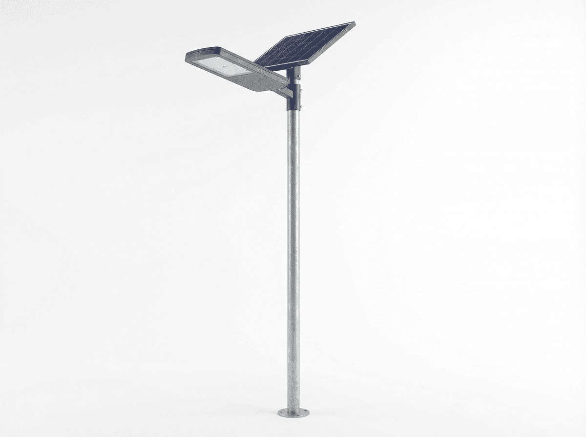 4m Pathway All-in-One 20W Tropical Solar Streetlight - IP67 Monsoon-Ready