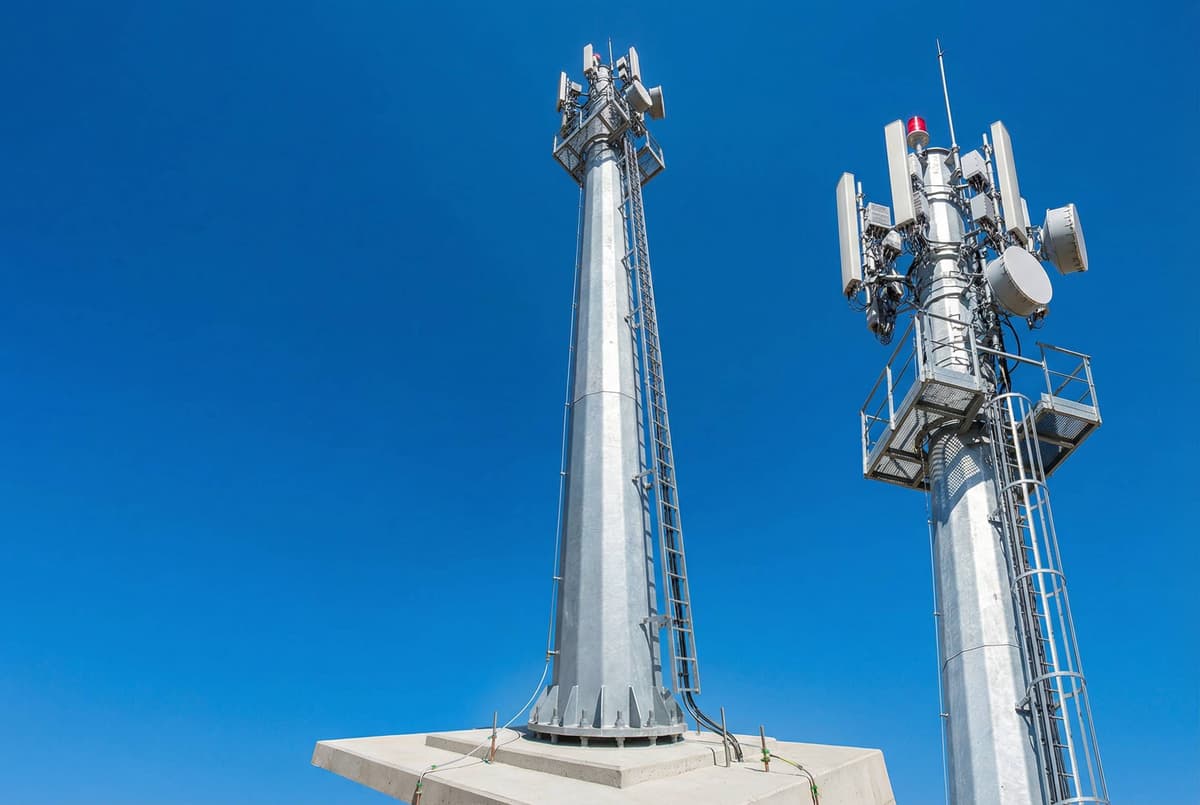 Telecom Tower in Global – 45 m Monopole, $47,768 Turnkey