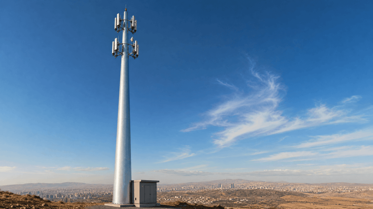 Ankara Telecom Tower Market Analysis: 40m Monopole Configuration Guide for Macro Coverage and Microwave Backhaul