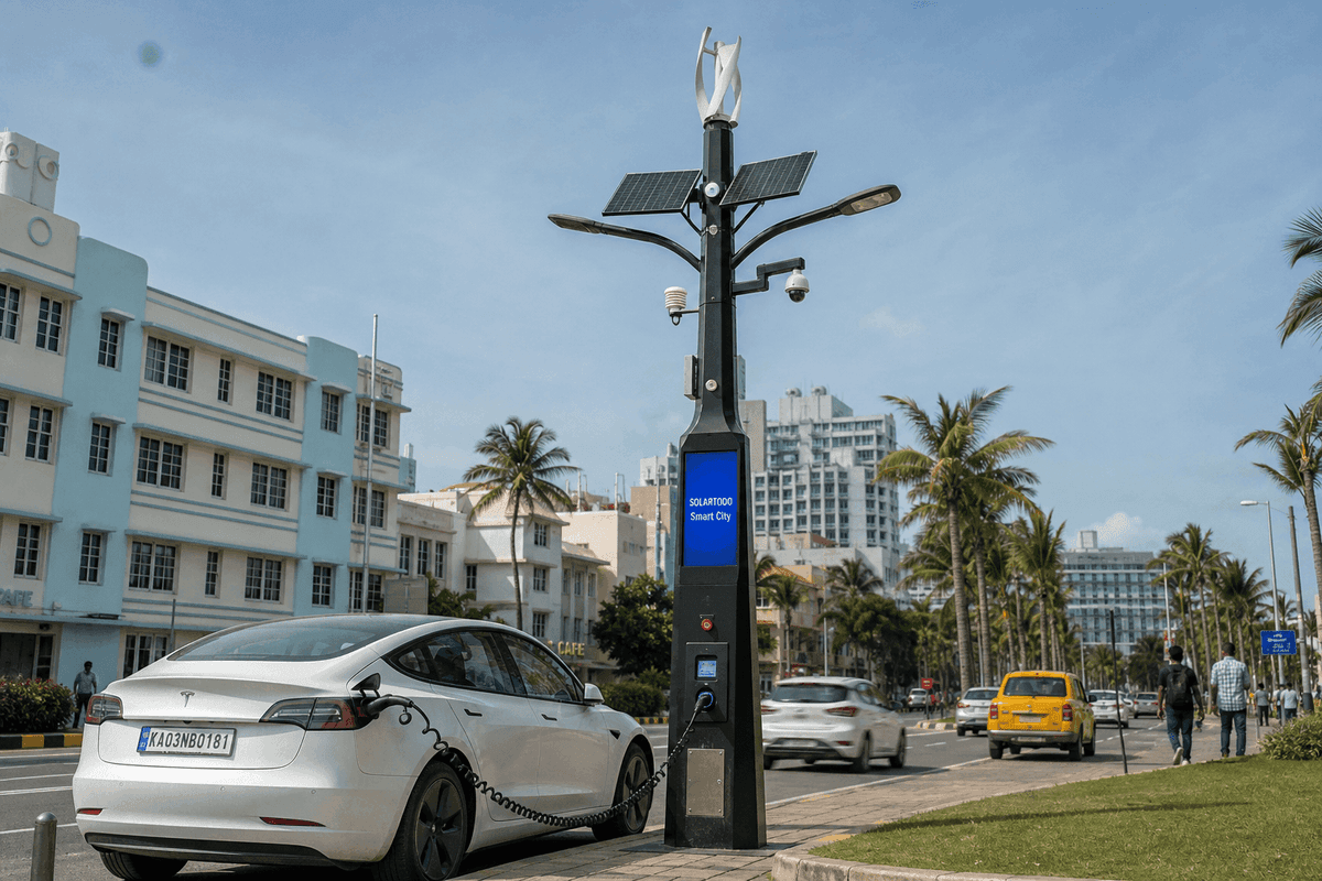 Bangalore Smart Streetlight Market Analysis: 103-Unit Hybrid 9m Configuration Guide for Urban Streets