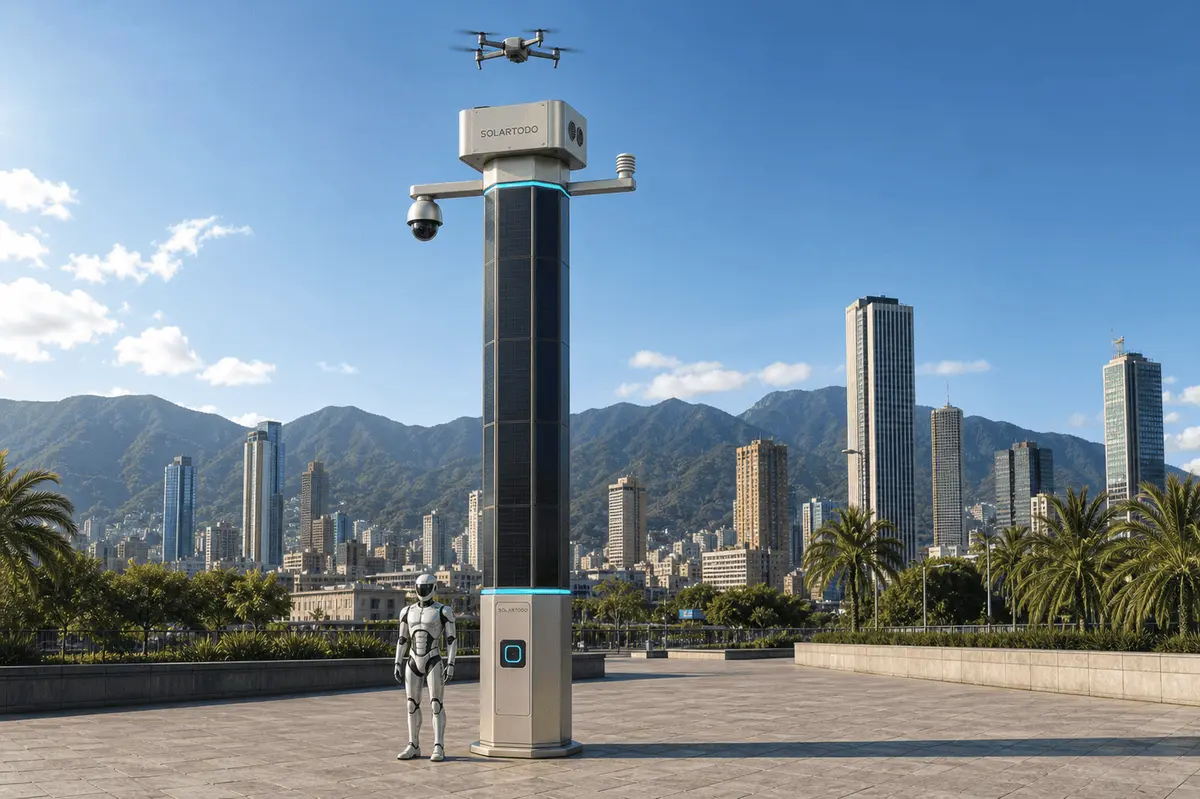 Bogota SOLARTODO Sentinel City AI Pole Market Analysis: 56-Node Off-Grid Edge Configuration Guide