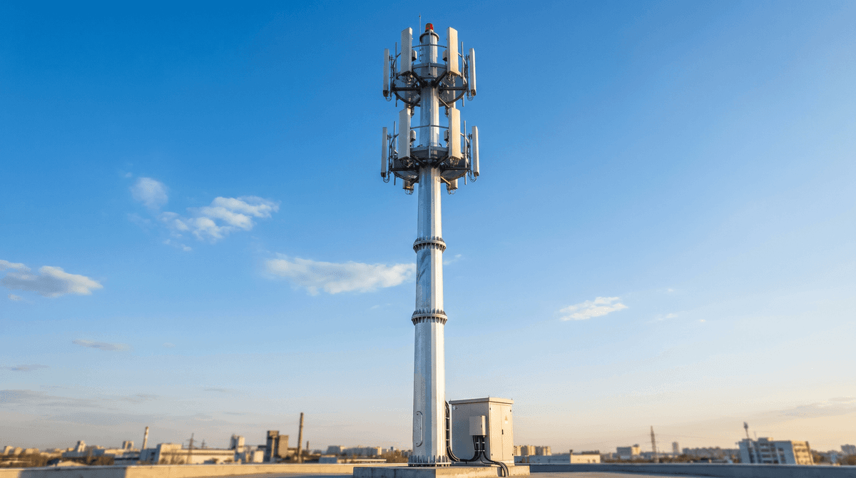 Bucharest, Romania Telecom Tower Deployment: 54 Units of 45m Steel Monopoles for Urban Network Expansion