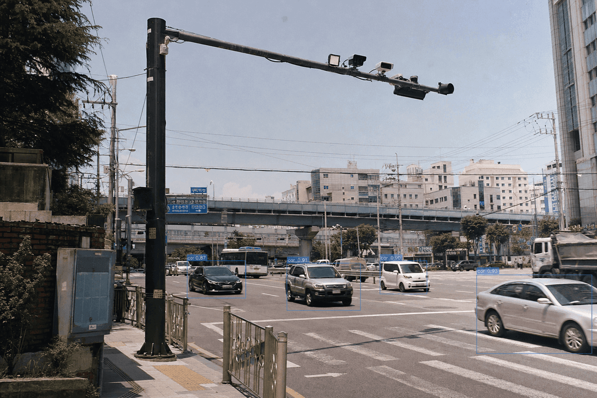 Busan Smart Traffic System Market Analysis: 7-Intersection 8m L-Arm Configuration Guide
