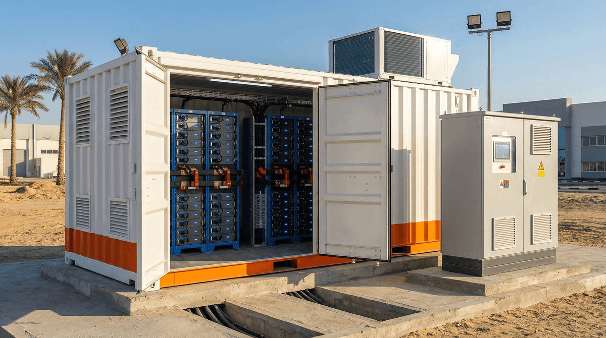 Cairo Battery Energy Storage (BESS) Project: 100kWh / 25kW Emergency Backup Container with UL 9540 & NFPA 855 Compliance