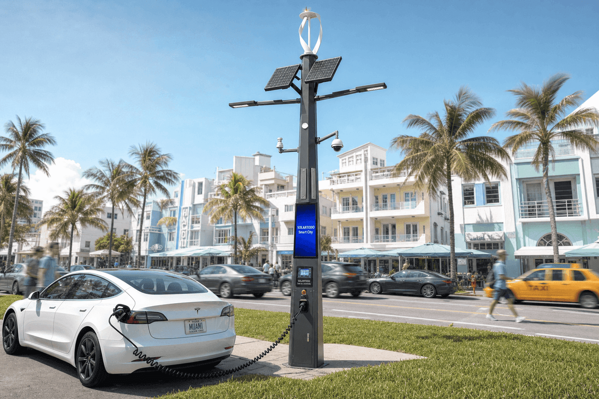 Hong Kong Smart Streetlight Market Analysis: 9m Hybrid EV-Charging Pole Configuration Guide