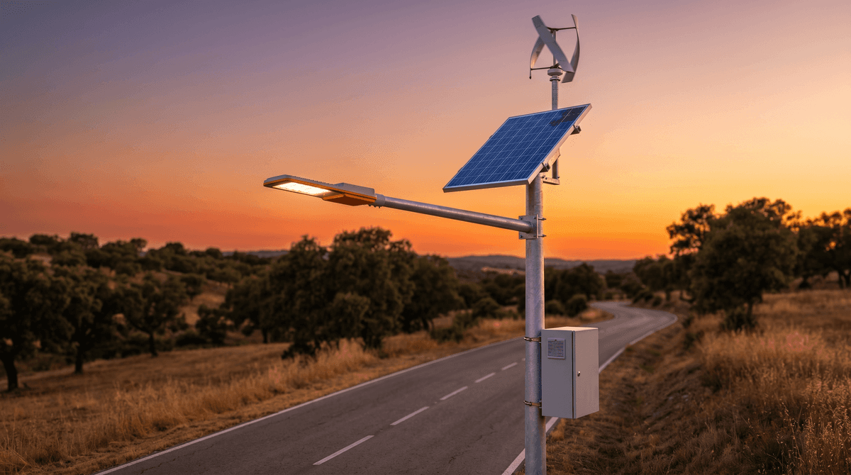 Lisbon Solar Streetlight (Split-Type) Market Analysis: 8m Hybrid Configuration Guide for 15m Roads