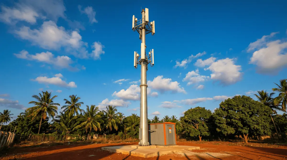 33-Unit 30m Telecom Tower Deployment in Mombasa, Kenya Using Steel Monopole Towers (TIA-222-H)