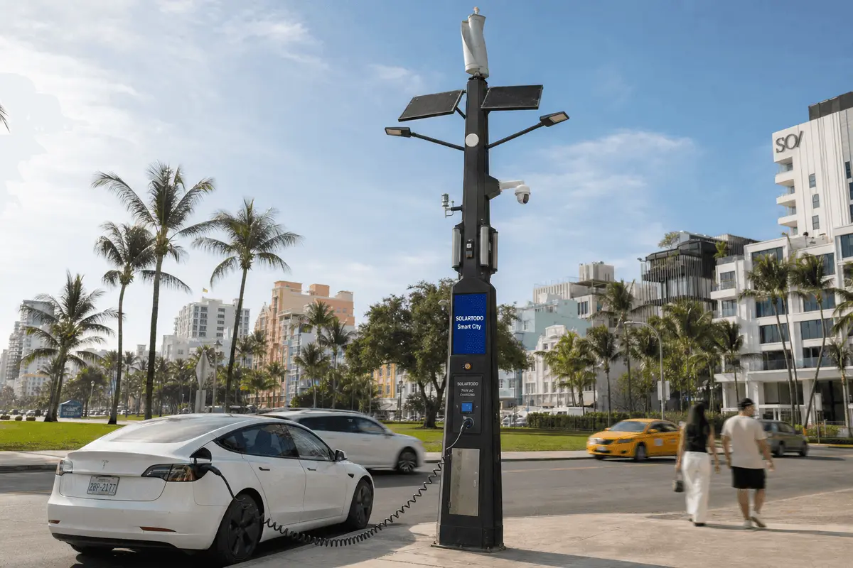Phnom Penh Flood-Heat Corridor Lighting: Smart Streetlight Hybrid 11m Configuration Guide