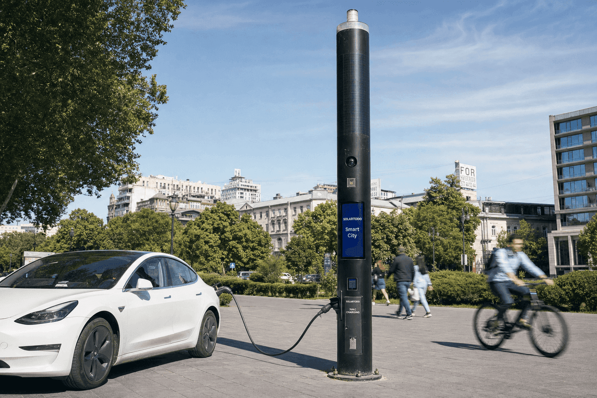 Tbilisi Smart Streetlight Market Analysis: 88-Unit 11m Flush Cylindrical Pole Configuration