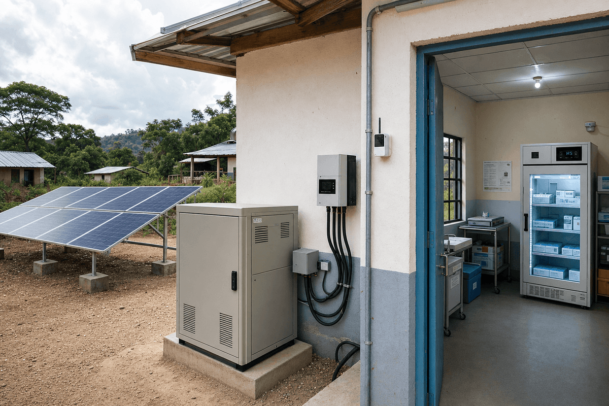 solar powered cold chain refrigeration for rural clinics |…