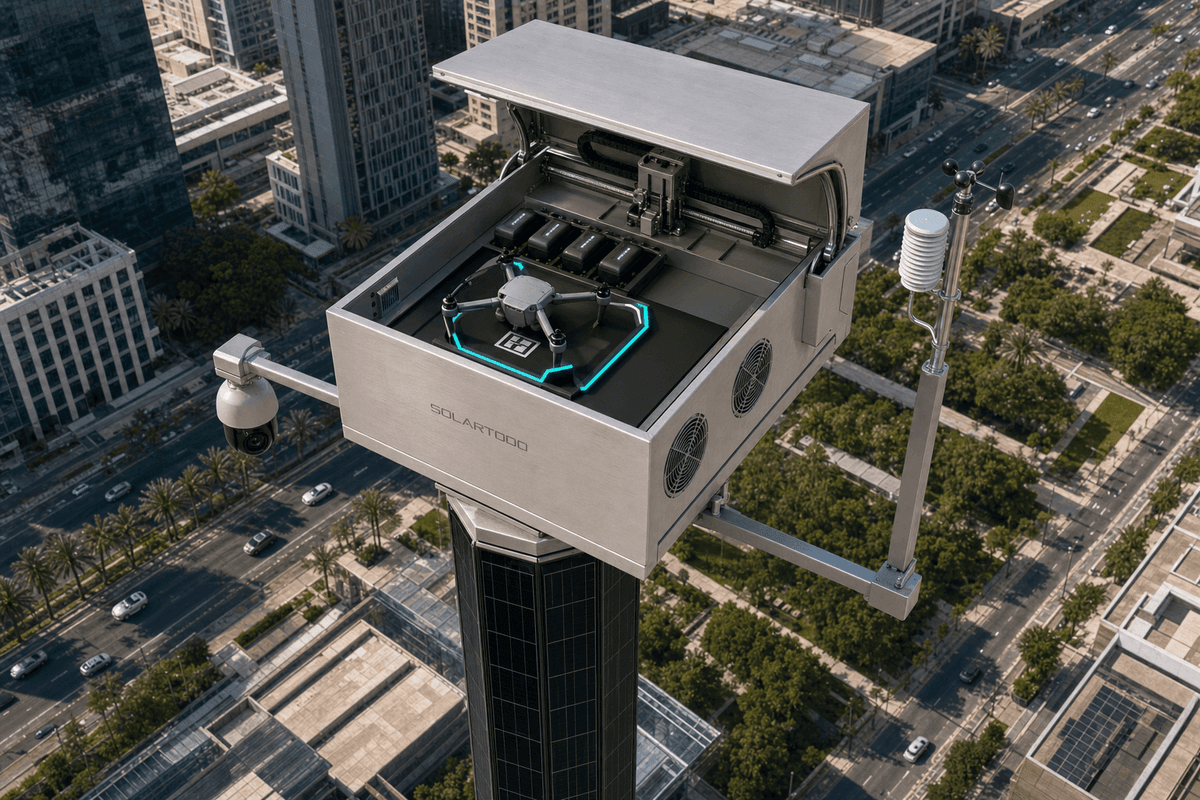 Sky Hub Smart Poles: Integrated Drone Docking for…