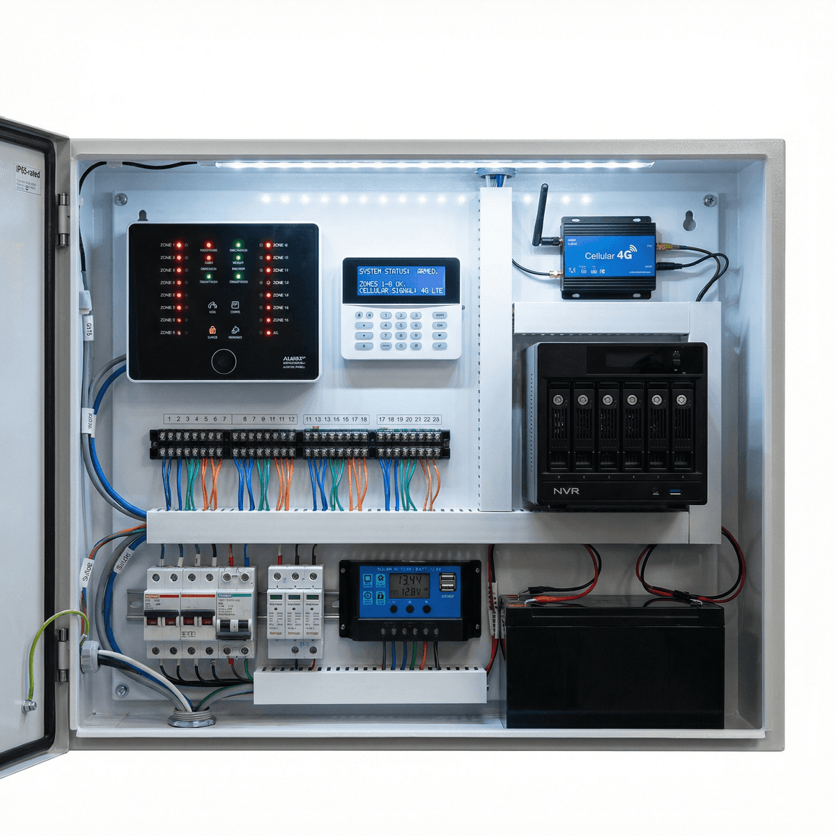 Solar LiDAR Security Systems: Storage & Performance