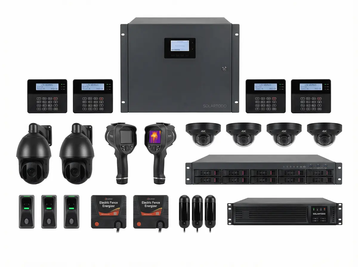 Designing Integrated Solar-Powered Security Systems