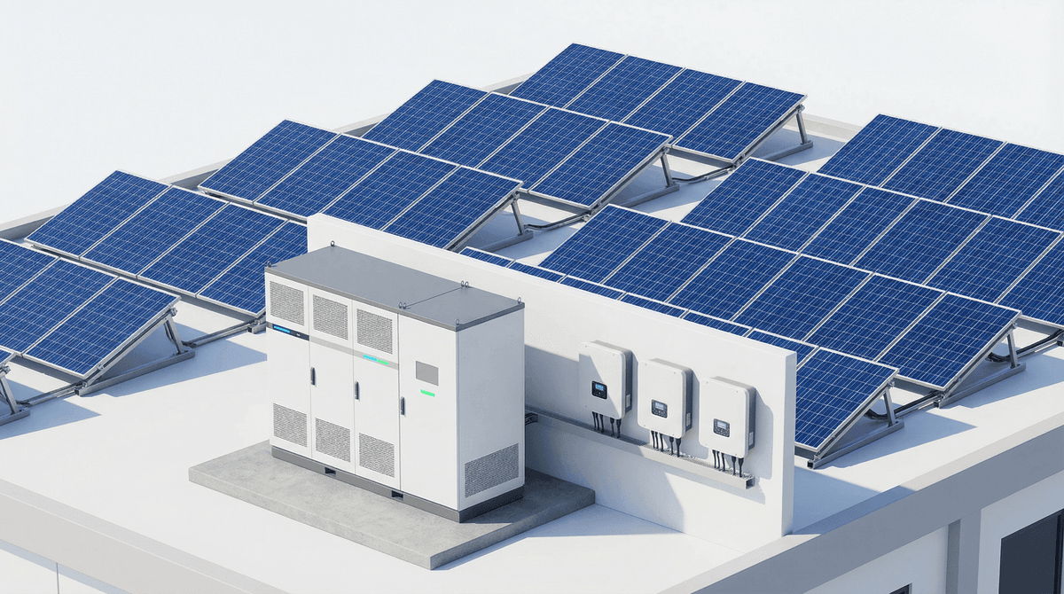 Data Center Carbon Cuts with Commercial Solar PV